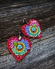 kolczyki soutache Kolekcja Frida - kolczyki kolorowe serca 4