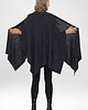 szale damskie Ciepłe Stylowe Poncho 100% Merino 2