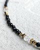 złote naszyjniki Naszyjnik N28  Diament Herkimer, spinel 3