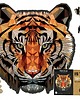 puzzle dla dzieci DREWNIANE EKO PUZZLE DLA DOROSŁYCH TYGRYS A3 200 1