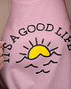 t-shirt damskie T-SHIRT DAMSKI   z nadrukiem ,, ITS A GOOD LIFE" RÓŻ 5