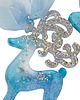 ozdoby choinkowe Renifery błękitno-srebrne 5