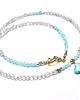 chokery Labradoryty i amazonity /choker/  - Szlachetna kolekcja 4