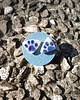 kolczyki ceramiczne Kolczyki ceramiczne Bolesławiec łapki 1
