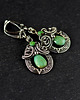kolczyki wire wrapping Korin - srebrne kolczyki z turkusem 4