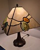 lampy stołowe Lampa witrażowa z dużymi minerałami 3
