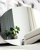 lustra stojące i wiszące LUSTRO LED PODŚWIETLANE LOFT 100X80 cm ŚCIENNE OWALNE DO GARDEROBY ŁAZIENKI 4