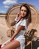 sukienki midi damskie Sukienka FLY BOHO w białym kolorze 3