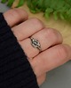 pierścionki - różne Pierścionek regulowany labradoryt wire wrapping 4
