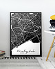plakaty Plakat Białystok mapa 2