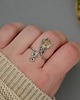 pierścionki - różne Pierścionek regulowany cytryn wire wrapping 5
