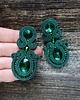 kolczyki soutache Szmaragdowe - kolczyki sutasz 3