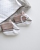 buty dziecięce Trampkowe skarpetki/buciki - beż/brąz 3