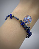 bransoletki z kamieni naturalnych Bransoletka lapis lazuli, sodalit & niezapominajki 2
