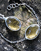 bransoletki wire wrapping Bransoletka ze złotym listkiem 5