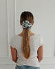 gumki do włosów Gumka jedwabna, scrunchie,morning blossom MAXI 5