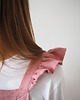 fartuchy kuchenne Lniany fartuszek retro DUSTY PINK 4