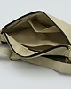 saszetka nerka Elegancka beżowa nerka L z ekoskóry ze złotymi okuciami 6