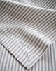 obrusy i serwetki Lniany Bieżnik Heavy Linen GRAY STRIPES 4
