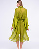 sukienki midi damskie Sukienka-kimono WEZEN Pistacjowa 2