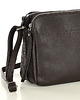 torby na ramię Torebka skórzana crossbody listonoszka - ciemny brąz 3