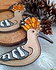 figurki i rzeźby Ceramiczny ptak 2 sztuki dekoracja ogrodowa 4