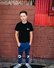 t-shirty dla chłopców Black Basic Pocket Tshirt - BLACK 2