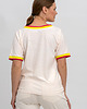 t-shirt damskie T SHIRT DAMSKI  wanilia w neonowe kropeczki 2