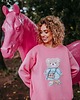 bluza z kapturem damska Bluza oversize Emily Teddy dla mamy i taty 1