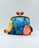 kosmetyczki Dark Peonies Toiletry Bag Mustard 1