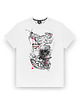 t-shirty męskie T-shirt męski zwierzątka biały 1