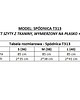 spódnice midi Spódnica MIDI z wzorzystej bawełny, T313, wzór 2
