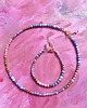chokery Naszyjnik choker NEO ametyst, jaspis niebieski, rodonit,hematyt 4