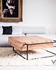 stoliki kawowe Stolik kawowy lity dębowy Drewno Design Loft Dąb 1