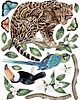 naklejki ścienne do pokoju dziecka Naklejki AMAZONIA OCELOT 3