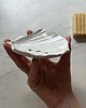 mydelniczki Ceramiczna Mydelniczka Muszelka Muszla Biała Handmade 4