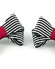 klipsy do butów Klipsy do butów Coquet - Lovely / Black Stripes 3