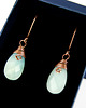 kolczyki wire wrapping Kolczyki z amazonitem 3