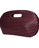 torebki do ręki Torebka skórzana bordowa DOTTY marki Bolsa 2