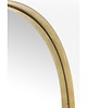 lustra stojące i wiszące Lustro złote okrągłe 100cm duże metal 5