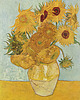 magnesy Słoneczniki  - Van Gogh - magnes 1