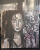 obrazy Obraz ręcznie malowany na płótnie 50x50 cm - kobieta 4