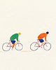 plakaty Plakat w górach na rowerze - fine art 2