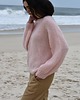 swetry damskie  Sweter Simple mohair reglan brzoskwiniowy 1