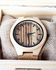 zegarki unisex Drewniany zegarek MAPLE STRIPS 2