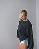 bluza bez kaptura damska Bluza Puffy Antracyt 3