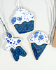 ozdoby choinkowe Ceramiczne ozdoby choinkowe - piernikowy ludzik, ciasto, lód 1