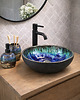 umywalki Ręcznie wykonana umywalka ceramiczna unikatowa - Granat i Turkus 2