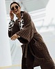 kardigany damskie Kardigan ASPEN MAXI BROWN 1