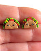 kolczyki z masy plastycznej Kolczyki Mini Tacos 2